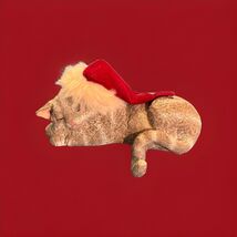 Cute Christmas Sandcast Kitten  Stocking Hanger - $193.67 MXN