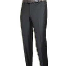 Men Suit BERLUSCONI Turkey Italian Wool 180's Double Breasted UGS94-14 Charcoal image 9