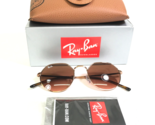 Ray-Ban Sunglasses RB3565 JACK 9035/A5 Pink Copper Hexagon Brown Gradien... - £130.62 GBP