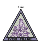 International Order of Job&#39;s Daughters Digitized embroidery design Digit... - $6.77 CAD