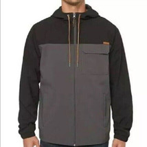 Men’s Voyager Windwear Jacket Black And Gray Size M - £14.74 GBP
