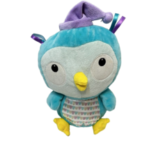 Hallmark Plush Owl Nighttime Beanie Stuffed Animal Lovey Security 10&quot; - £7.88 GBP
