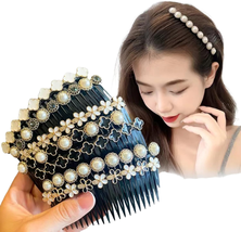 Hair Combs for Women Accessories Fine Hair, 8 PCS Hair Side Combs for Women Fine - £10.37 GBP