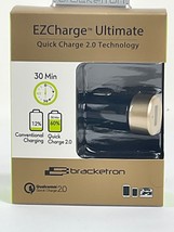 Bracketron EZ-Charge Ultimate Quick Charger 2.0 Technology New in package - $13.99