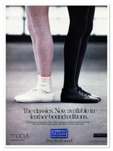 Keds Champion Leather Oxford &amp; Bootie Shoes Vintage 1990 Full-Page Magaz... - $180.80 MXN