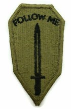 United Sates US Army Infantry School Sword Follow Me Green Embroidered P... - $7.84