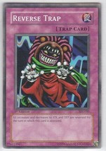 M) Yugioh - Konami - Yu-Gi-Uh! - Reverse Trap - SDJ-050 - Trading Card - £1.57 GBP