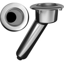 Mate Series Elite Screwless Stainless Steel 30° Rod &amp; Cup Holder - Drain - Round - £104.63 GBP