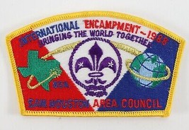 1988 International Encampment Sam Houston Boy Scouts BSA CSP Shoulder Patch - £9.34 GBP