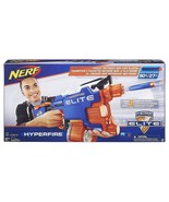 NERF Hyperfire Elite Blaster With 25 Dart Drum Fires up to 90ft - $178.34 CAD