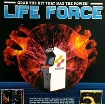 Lifeforce Arcade Flyer Original 1986 NOS Alien Sci-Fi Video Game Art Life Force - £32.33 GBP
