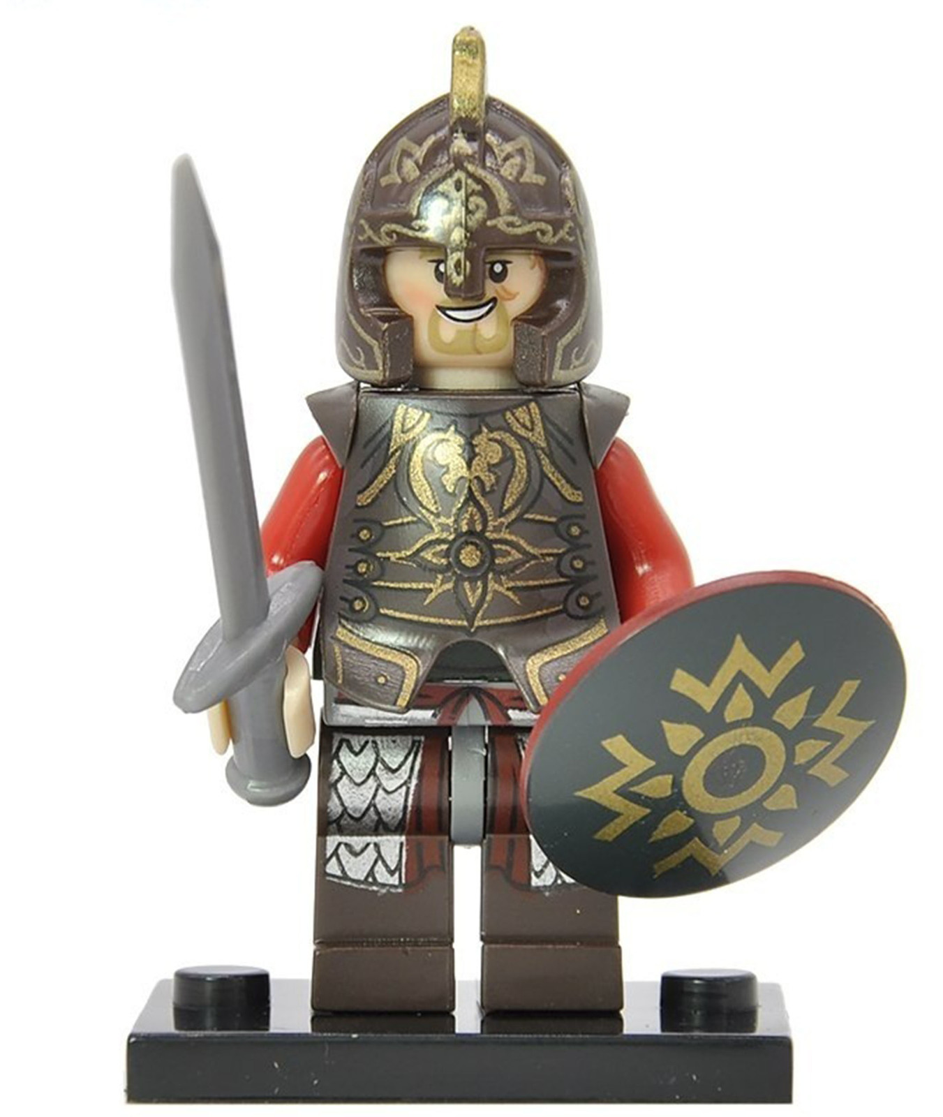 1pcs LOTR King of Rohan - Theoden Minifigure Building Blocks Toys