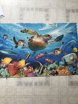Turtle Trek 1,000 Piece Puzzle Sea Turtle Clown Fish Dolphin Matching Po... - $26.88