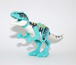 Indominus Rex blue Jurassic World dinosaur Building Minifigure Bricks US - £7.50 GBP