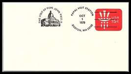 1979 US Cover - The Visit Of Pope John Paull II, Boston, Massachusetts C2 - $2.96