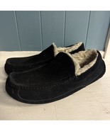 UGG Ascot Black Suede Leather Sheepskin Slipper in China Tea US Mens Size 9 - €30,35 EUR