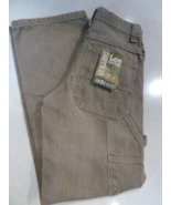 Lee Dungarees Carpenter Jeans Size 12S  Boys Girls Unisex  W 24 I 27 Brown - $22.69 CAD