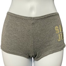 Victoria&#39;s Secret Gray M Christmas Santa Stop Judging Me Boyshort Panties NWT  - £7.47 GBP