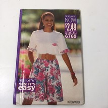 See &amp; Sew 6769 Size XS-XL Misses&#39; Shorts Tops - £10.12 GBP