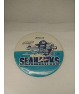 3 1/4&quot; Seattle Seahawks Pinback Button Pin - $6.31 CAD