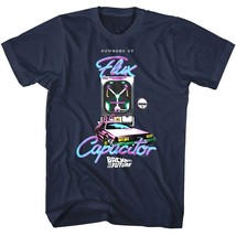 Back to the future mens tshirt powered by flux capacitor purple black btf5445 thumb200