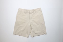 Vintage Nike Golf Mens 38 Travis Scott Mini Swoosh Tech Flat Front Chino Shorts - £29.53 GBP