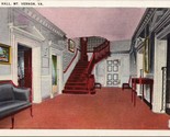 Main Hall Mt. Vernon VA Postcard PC568 - $4.99