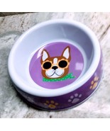 Dog  Paws Themed  Melamine Dog Bowl 2 Inches Tall X 6 Inches Diameter - $255.50 MXN