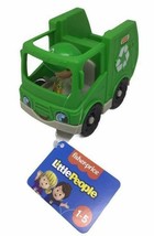 Little People Recycle Truck Push Preschool Figurine Driver Green Fisher ... - £9.15 GBP