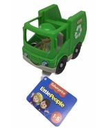 Little People Recycle Truck Push Preschool Figurine Driver Green Fisher ... - $16.22 CAD