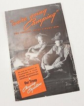 Vtg 1950&#39;s &quot; Were Going Camping &quot; Advertising Pamphlet Boy Scout of Amer... - $11.57