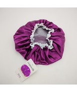 ciopswslk Shower cap Double Layers Elastic and Reusable Shower Cap, Purple - $208.88 MXN