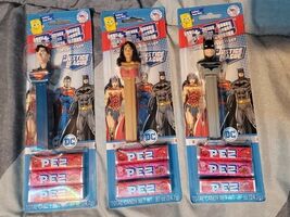 PEZ - DC - Justice League - Batman - Superman - Wonder Woman - Dispensers - $9.95