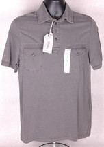 ST. JOHN&#39;S BAY Golf/Polo Shirt-S-Steele Blue-Cotton Blend-Button Pockets... - £15.88 GBP