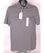 ST. JOHN&#39;S BAY Golf/Polo Shirt-S-Steele Blue-Cotton Blend-Button Pockets... - €17,26 EUR