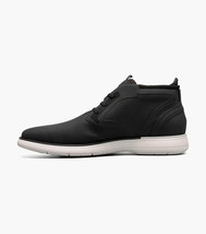 Stacy Adams Eastmont Plain Toe Elastic Lace Chukka Boot Black 25748-001 image 6