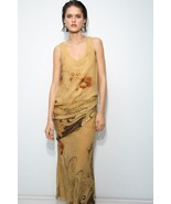 $170 ZARA ZW COLLECTION FLORAL PRINT DRESS S - $207.70 CAD