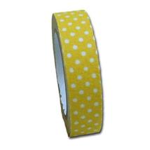 Maya Road FT2510 Candy Dots Fabric Tape for Crafting, Lemon Yellow - $6.30
