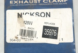 35976 Nickson 4 Inch Stainless Steel Exhaust Clamp - #7667 - $14.84