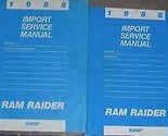 1988 Dodge Ram Raider Truck Service Repair Shop Workshop Manual SET W BO... - £71.84 GBP