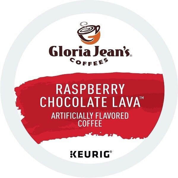 GLORIA JEAN'S RASPBERRY CHOCOLATE LAVA COFFEE KCUPS 24CT - $22.59