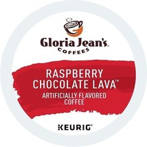 GLORIA JEAN&#39;S RASPBERRY CHOCOLATE LAVA COFFEE KCUPS 24CT - $22.59