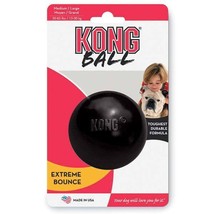 Extreme Ball Dog Toy Extra Durable Puncture Resistant Black Rubber 3&quot; Bouncer - £19.07 GBP