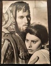 Sophia Loren,Charlton Heston (El Cid) ORIG.11X17 Photo - £154.79 GBP