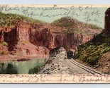 Railroad Train Grand River Canon Colorado CO 1908 UDB Postcard Q4 - £3.85 GBP