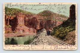 Railroad Train Grand River Canon Colorado CO 1908 UDB Postcard Q4 - £3.83 GBP