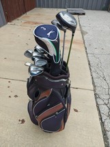 Cobra Callaway Slazenger 12 Piece Regular Flex Complete Golf Set Cart Bag - $3,942.36 MXN