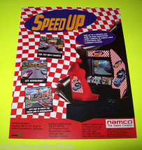 Speed Up Arcade Flyer 1996 Original Nos Video Game Auto Racing Art Vintage Retro - $16.20