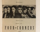 Four Corners Tv Show Print Ad Vintage Ann Margaret Megan Ward TPA2 - $5.93
