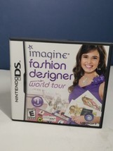 Imagine: Fashion Designer World Tour (Nintendo DS, 2009) Complete w/ Manual VG - £3.09 GBP